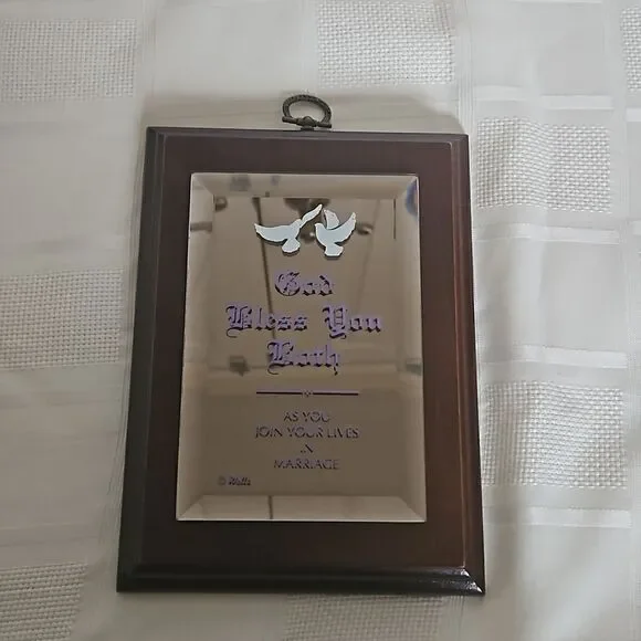 Wells Wooden Hanging Picture Frame For Wedding Couple 6×8 - Picture 2 of 16